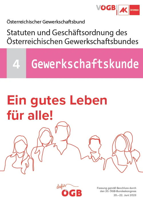 Statuten und Geschäftsordnung des Österreichischen Gewerkschaftsbundes